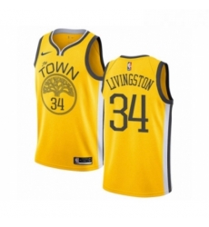 Womens Nike Golden State Warriors 34 Shaun Livingston Yellow Swingman Jersey Earned Edition Womens Nike Golden State Warriors 34 Shaun Livingston Yellow Swingman Jersey Earned Edition