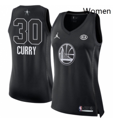 Womens Nike Jordan Golden State Warriors 30 Stephen Curry Swingman Black 2018 All Star Game NBA Jersey Womens Nike Jordan Golden State Warriors 30 Stephen Curry Swingman Black 2018 All Star Game NBA Jersey