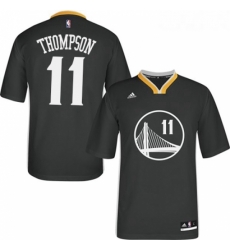 Youth Adidas Golden State Warriors 11 Klay Thompson Authentic Black Alternate NBA Jersey Youth Adidas Golden State Warriors 11 Klay Thompson Authentic Black Alternate NBA Jersey