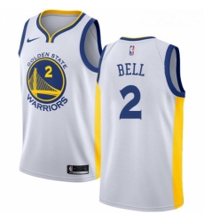 Youth Nike Golden State Warriors 2 Jordan Bell Swingman White Home NBA Jersey Association Edition Youth Nike Golden State Warriors 2 Jordan Bell Swingman White Home NBA Jersey Association Edition