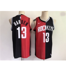 Men Men Houston Rockets 13 Harden 2021 past and present red black rockets MVP Nike NBA Jersey Men Men Houston Rockets 13 Harden 2021 past and present red black rockets MVP Nike NBA Jersey