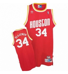 Mens Mitchell and Ness Houston Rockets 34 Hakeem Olajuwon Swingman Red Throwback NBA Jersey Mens Mitchell and Ness Houston Rockets 34 Hakeem Olajuwon Swingman Red Throwback NBA Jersey