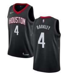 Mens Nike Houston Rockets 4 Charles Barkley Authentic Black Alternate NBA Jersey Statement Edition Mens Nike Houston Rockets 4 Charles Barkley Authentic Black Alternate NBA Jersey Statement Edition