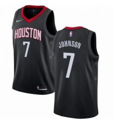 Mens Nike Houston Rockets 7 Joe Johnson Swingman Black NBA Jersey Statement Edition Mens Nike Houston Rockets 7 Joe Johnson Swingman Black NBA Jersey Statement Edition