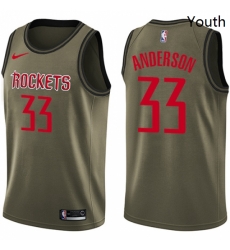 Youth Nike Houston Rockets 33 Ryan Anderson Swingman Green Salute to Service NBA Jersey Youth Nike Houston Rockets 33 Ryan Anderson Swingman Green Salute to Service NBA Jersey