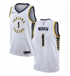 Men Nike Indiana Pacers 1 TJ Warren White NBA Swingman Association Edition Jersey Men Nike Indiana Pacers 1 TJ Warren White NBA Swingman Association Edition Jersey
