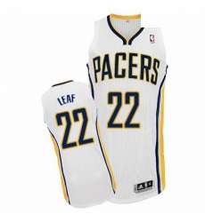 Mens Adidas Indiana Pacers 22 T J Leaf Authentic White Home NBA Jersey Mens Adidas Indiana Pacers 22 T J Leaf Authentic White Home NBA Jersey