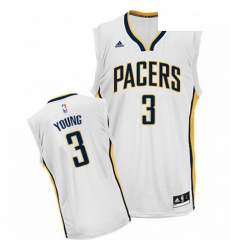 Mens Adidas Indiana Pacers 3 Joe Young Swingman White Home NBA Jersey Mens Adidas Indiana Pacers 3 Joe Young Swingman White Home NBA Jersey