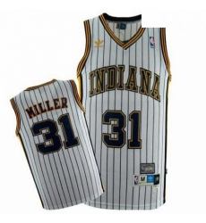 Mens Mitchell and Ness Indiana Pacers 31 Reggie Miller Swingman White Throwback NBA Jersey Mens Mitchell and Ness Indiana Pacers 31 Reggie Miller Swingman White Throwback NBA Jersey
