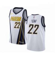 Mens Nike Indiana Pacers 22 T J Leaf White Swingman Jersey Earned Edition Mens Nike Indiana Pacers 22 T J Leaf White Swingman Jersey Earned Edition