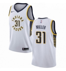 Mens Nike Indiana Pacers 31 Reggie Miller Authentic White NBA Jersey Association Edition Mens Nike Indiana Pacers 31 Reggie Miller Authentic White NBA Jersey Association Edition