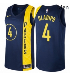 Mens Nike Indiana Pacers 4 Victor Oladipo Authentic Navy Blue NBA Jersey City Edition Mens Nike Indiana Pacers 4 Victor Oladipo Authentic Navy Blue NBA Jersey City Edition