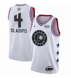 Mens Nike Indiana Pacers 4 Victor Oladipo White NBA Jordan Swingman 2019 All Star Game Jersey Mens Nike Indiana Pacers 4 Victor Oladipo White NBA Jordan Swingman 2019 All Star Game Jersey