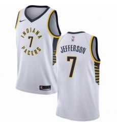Mens Nike Indiana Pacers 7 Al Jefferson Authentic White NBA Jersey Association Edition Mens Nike Indiana Pacers 7 Al Jefferson Authentic White NBA Jersey Association Edition