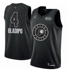 Mens Nike Jordan Indiana Pacers 4 Victor Oladipo Swingman Black 2018 All Star Game NBA Jersey Mens Nike Jordan Indiana Pacers 4 Victor Oladipo Swingman Black 2018 All Star Game NBA Jersey