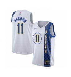Pacers 11 Domantas Sabonis White Basketball Swingman City Edition 2019 20 Jersey Pacers 11 Domantas Sabonis White Basketball Swingman City Edition 2019 20 Jersey