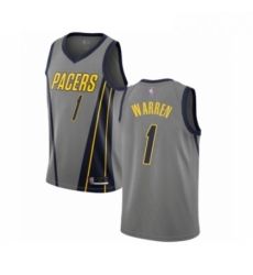 Womens Indiana Pacers 1 TJ Warren Swingman Gray Basketball Jersey City Edition Womens Indiana Pacers 1 TJ Warren Swingman Gray Basketball Jersey City Edition