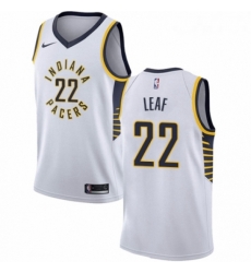Youth Nike Indiana Pacers 22 T J Leaf Swingman White NBA Jersey Association Edition Youth Nike Indiana Pacers 22 T J Leaf Swingman White NBA Jersey Association Edition