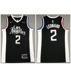 Men Los Angeles Clippers 2 Kawhi Leonard Black 2021 City Edition Nike Swingman Men Los Angeles Clippers 2 Kawhi Leonard Black 2021 City Edition Nike Swingman