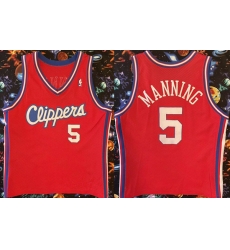 Men Los Angeles Clippers 5 Danny Manning Red 93 94 Champion Stitched Jersey Men Los Angeles Clippers 5 Danny Manning Red 93 94 Champion Stitched Jersey