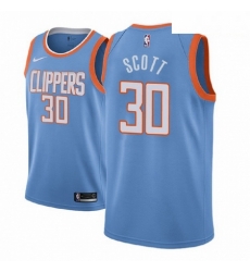 Men NBA 2018 19 Los Angeles Clippers 30 Mike Scott City Edition Blue Jersey Men NBA 2018 19 Los Angeles Clippers 30 Mike Scott City Edition Blue Jersey