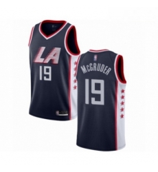Mens Los Angeles Clippers 19 Rodney McGruder Authentic Navy Blue Basketball Jersey City Edition Mens Los Angeles Clippers 19 Rodney McGruder Authentic Navy Blue Basketball Jersey City Edition
