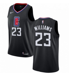Mens Nike Los Angeles Clippers 23 Louis Williams Authentic Black Alternate NBA Jersey Statement Edition Mens Nike Los Angeles Clippers 23 Louis Williams Authentic Black Alternate NBA Jersey Statement Edition