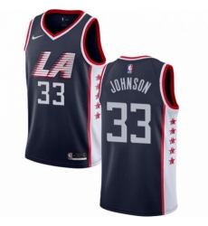 Mens Nike Los Angeles Clippers 33 Wesley Johnson Swingman Navy Blue NBA Jersey City Edition Mens Nike Los Angeles Clippers 33 Wesley Johnson Swingman Navy Blue NBA Jersey City Edition