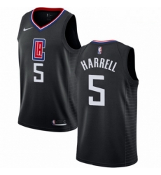 Mens Nike Los Angeles Clippers 5 Montrezl Harrell Swingman Black NBA Jersey Statement Edition Mens Nike Los Angeles Clippers 5 Montrezl Harrell Swingman Black NBA Jersey Statement Edition