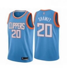 Youth Los Angeles Clippers 20 Landry Shamet Swingman Blue Basketball Jersey City Edition Youth Los Angeles Clippers 20 Landry Shamet Swingman Blue Basketball Jersey City Edition