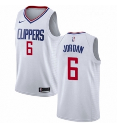 Youth Nike Los Angeles Clippers 6 DeAndre Jordan Swingman White NBA Jersey Association Edition Youth Nike Los Angeles Clippers 6 DeAndre Jordan Swingman White NBA Jersey Association Edition