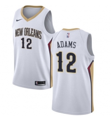 Men Nike New Orleans Pelicans 12 Steven Adams White NBA Swingman Association Edition Jersey Men Nike New Orleans Pelicans 12 Steven Adams White NBA Swingman Association Edition Jersey