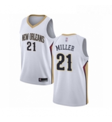 Mens New Orleans Pelicans 21 Darius Miller Authentic White Basketball Jersey Association Edition Mens New Orleans Pelicans 21 Darius Miller Authentic White Basketball Jersey Association Edition