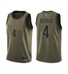 Mens New Orleans Pelicans 4 JJ Redick Swingman Green Salute to Service Basketball Jersey Mens New Orleans Pelicans 4 JJ Redick Swingman Green Salute to Service Basketball Jersey