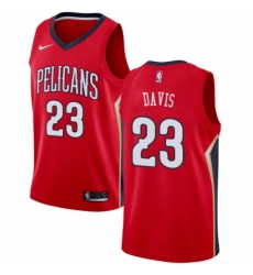 Mens Nike New Orleans Pelicans 23 Anthony Davis Authentic Red Alternate NBA Jersey Statement Edition Mens Nike New Orleans Pelicans 23 Anthony Davis Authentic Red Alternate NBA Jersey Statement Edition
