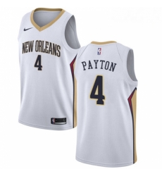 Mens Nike New Orleans Pelicans 4 Elfrid Payton Authentic White NBA Jersey Association Edition Mens Nike New Orleans Pelicans 4 Elfrid Payton Authentic White NBA Jersey Association Edition