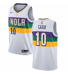 Womens Nike New Orleans Pelicans 10 Tony Carr Swingman White NBA Jersey City Edition Womens Nike New Orleans Pelicans 10 Tony Carr Swingman White NBA Jersey City Edition