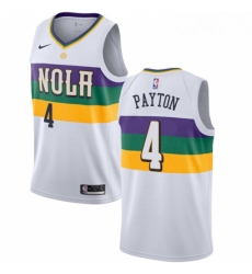 Womens Nike New Orleans Pelicans 4 Elfrid Payton Swingman White NBA Jersey City Edition Womens Nike New Orleans Pelicans 4 Elfrid Payton Swingman White NBA Jersey City Edition
