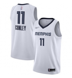 Grizzlies 11 Mike Conley White Basketball Swingman Association Edition Jersey Grizzlies 11 Mike Conley White Basketball Swingman Association Edition Jersey