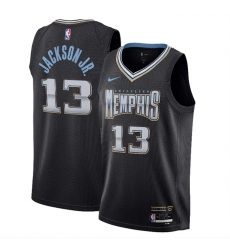 Men Memphis Grizzlies 13 Jaren Jackson Jr Black 2022 23 City Edition Stitched Basketball Jersey Men Memphis Grizzlies 13 Jaren Jackson Jr Black 2022 23 City Edition Stitched Basketball Jersey