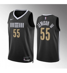Men Memphis Grizzlies 55 Trey Jemison Iii Black 2023 24 City Edition Stitched Jersey Men Memphis Grizzlies 55 Trey Jemison Iii Black 2023 24 City Edition Stitched Jersey