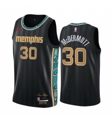 Men Nike Memphis Grizzlies 30 Sean Mcdermott Black NBA Swingman 2020 21 City Edition Jersey Men Nike Memphis Grizzlies 30 Sean Mcdermott Black NBA Swingman 2020 21 City Edition Jersey
