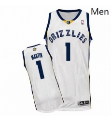 Mens Adidas Memphis Grizzlies 1 Jarell Martin Authentic White Home NBA Jersey Mens Adidas Memphis Grizzlies 1 Jarell Martin Authentic White Home NBA Jersey