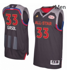 Mens Adidas Memphis Grizzlies 33 Marc Gasol Swingman Charcoal 2017 All Star NBA Jersey Mens Adidas Memphis Grizzlies 33 Marc Gasol Swingman Charcoal 2017 All Star NBA Jersey