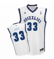 Mens Adidas Memphis Grizzlies 33 Marc Gasol Swingman White Home NBA Jersey Mens Adidas Memphis Grizzlies 33 Marc Gasol Swingman White Home NBA Jersey