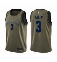 Mens Memphis Grizzlies 3 Grayson Allen Swingman Green Salute to Service Basketball Jersey Mens Memphis Grizzlies 3 Grayson Allen Swingman Green Salute to Service Basketball Jersey