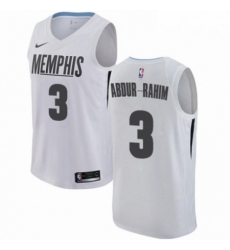 Mens Nike Memphis Grizzlies 3 Shareef Abdur Rahim Swingman White NBA Jersey City Edition Mens Nike Memphis Grizzlies 3 Shareef Abdur Rahim Swingman White NBA Jersey City Edition