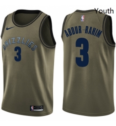 Youth Nike Memphis Grizzlies 3 Shareef Abdur Rahim Swingman Green Salute to Service NBA Jersey Youth Nike Memphis Grizzlies 3 Shareef Abdur Rahim Swingman Green Salute to Service NBA Jersey