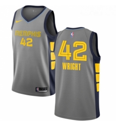Youth Nike Memphis Grizzlies 42 Lorenzen Wright Swingman Gray NBA Jersey City Edition Youth Nike Memphis Grizzlies 42 Lorenzen Wright Swingman Gray NBA Jersey City Edition