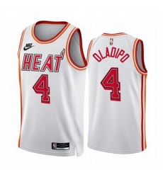 Men Miami Heat 4 Andre Drummond White Classic Edition Stitched Basketball Jersey Men Miami Heat 4 Andre Drummond White Classic Edition Stitched Basketball Jersey